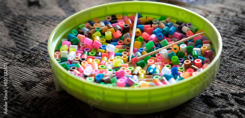 Beads for Crafts Making Art in a Bowl