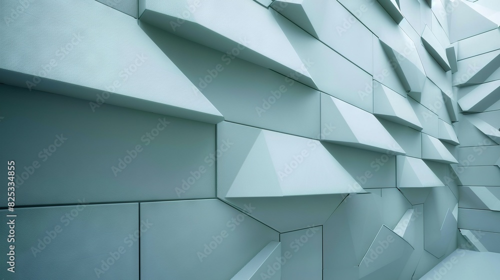 A zoomed-in image of a white wall adorned with a grid of squares and rectangles along its edge A zoomed-in image of a white wall adorned with a grid of squares and rectangles along its edge