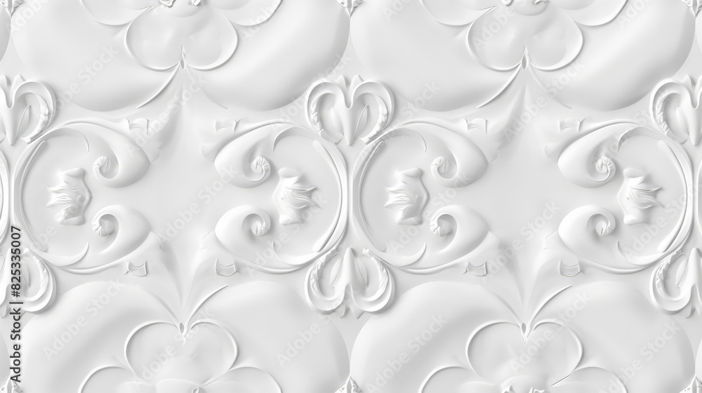 White background pattern that seamlessly tiles for decoration