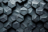 A seamless background of isometric dodecahedrons, giving a complex yet minimalist look,