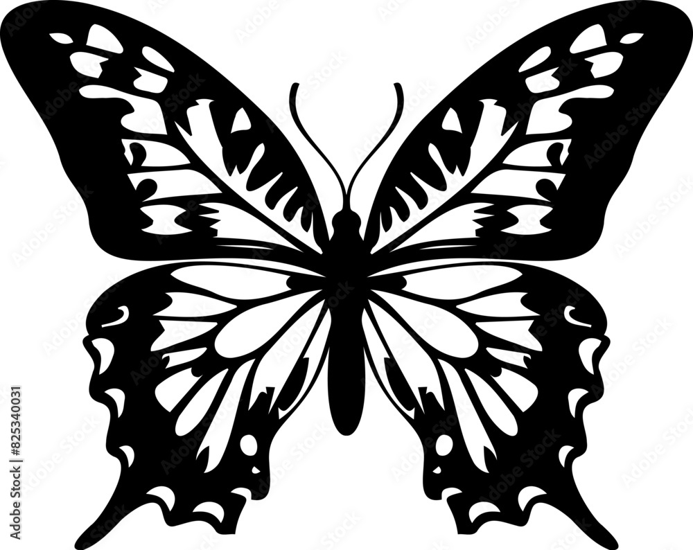 Patterned Butterfly Designs, Papercut Butterfly Cut File Patterned Butterfly Designs, Papercut Butterfly Cut File