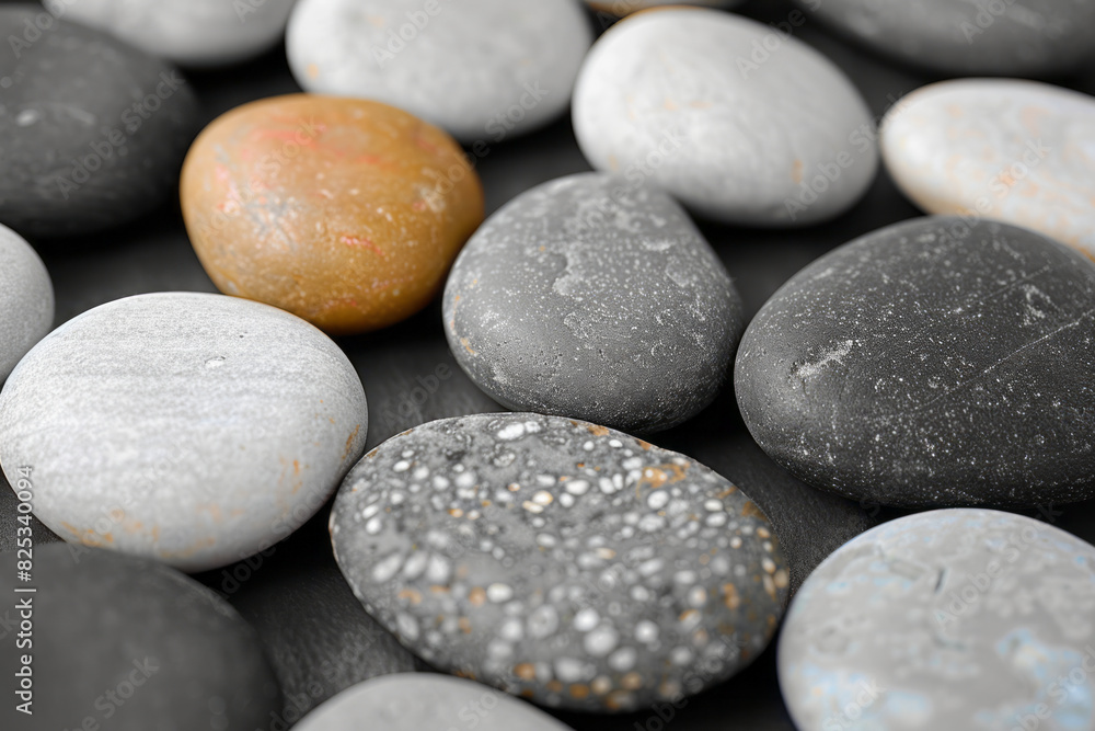 Isometric pebbles, arranged in a repeating pattern to mimic a zen garden, Isometric pebbles, arranged in a repeating pattern to mimic a zen garden,