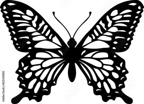 Patterned Butterfly Designs, Papercut Butterfly Cut File