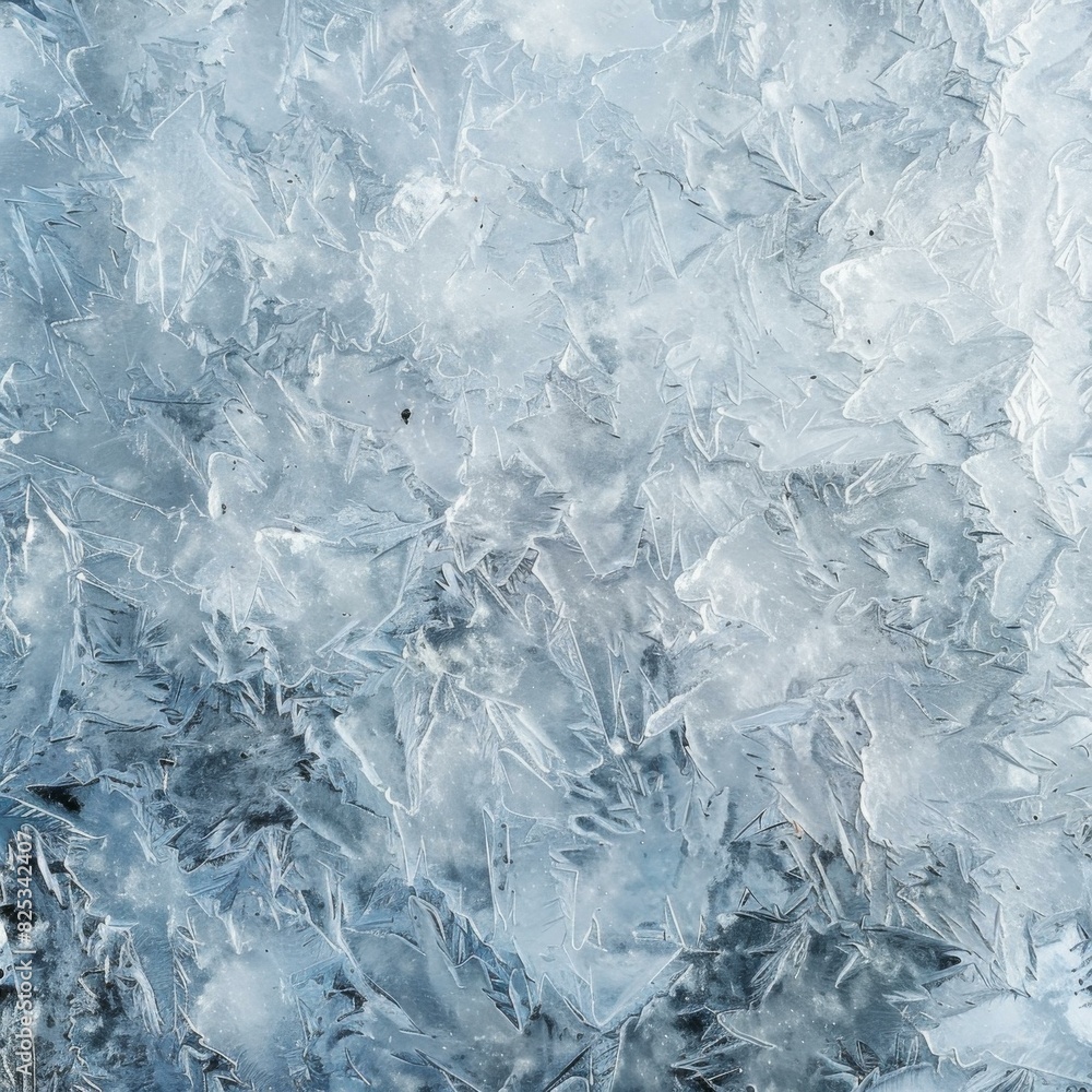 Close-Up of Ice Crystals, Winter Nature Concept Close-Up of Ice Crystals, Winter Nature Concept