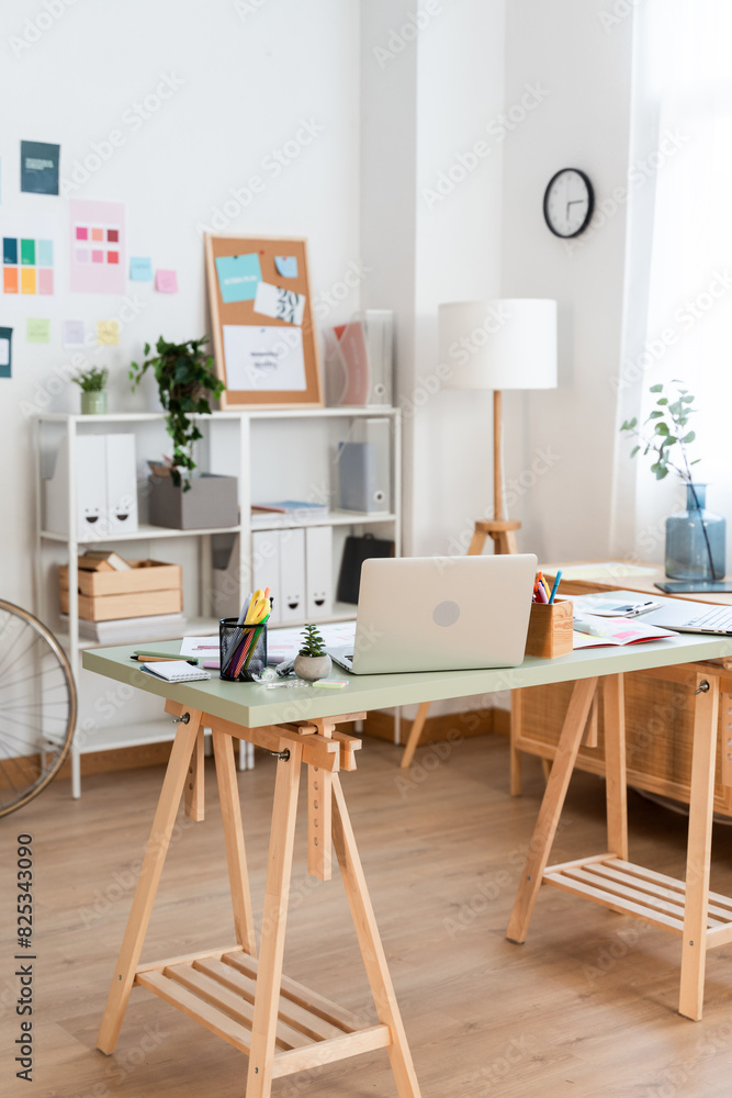 Bright Home Office Interior Design Bright Home Office Interior Design