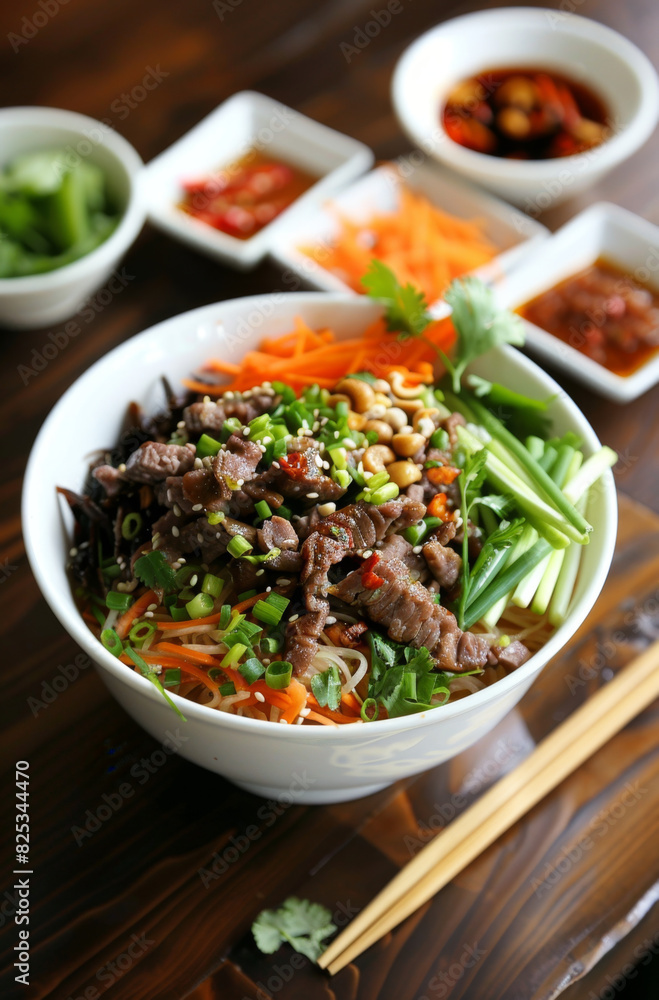 thai spicy beef soup, generative ai thai spicy beef soup, generative ai