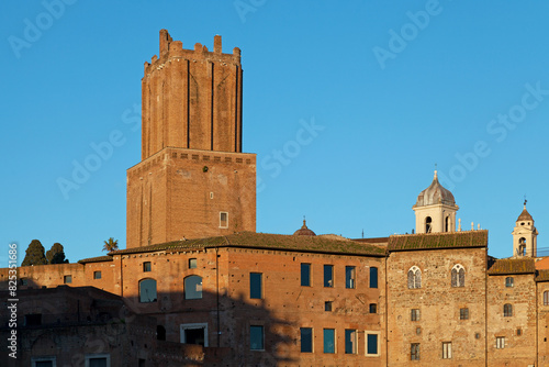 Photography The Trajan's Market in the city center of Rome