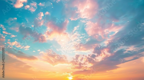 Gorgeous cloud background photo