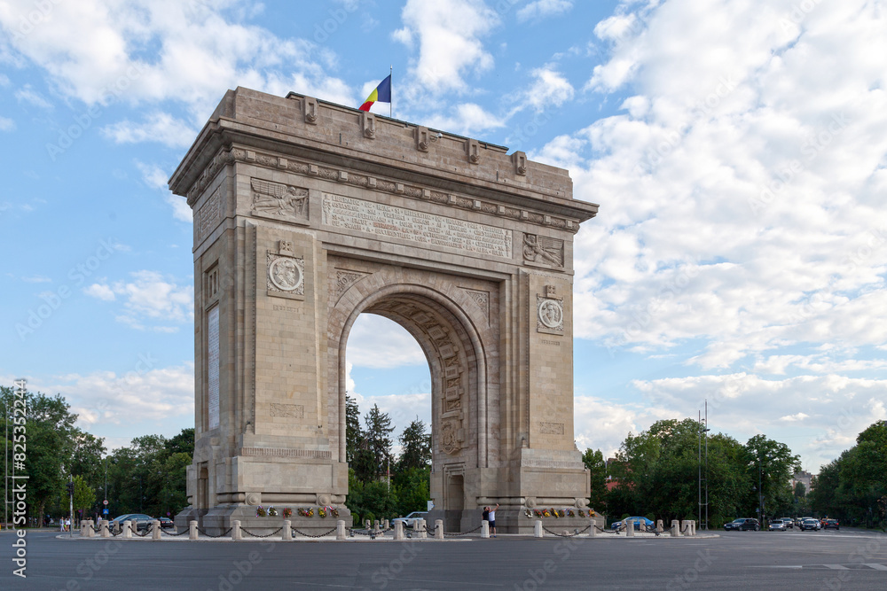 Obraz premium The Arcul de Triumf in Bucharest
