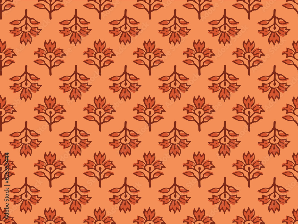 INDIAN TRADITIONAL FLORAL BLOCK PRINT DESIGN AJRAKH PRINTS BATIK PRINTS SANGANER JAIPUR SEAMLESS PATTERNS INDIAN TRADITIONAL FLORAL BLOCK PRINT DESIGN AJRAKH PRINTS BATIK PRINTS SANGANER JAIPUR SEAMLESS PATTERNS