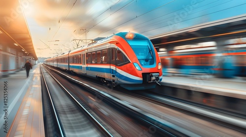 Side profile of a locomotive in motion, captured with cinematic precision and professional photography techniques. © KHF