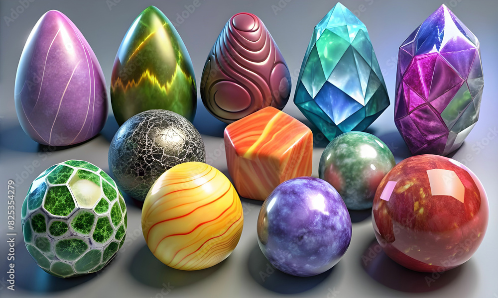 Obraz premium discover the vibrant world of unique stones