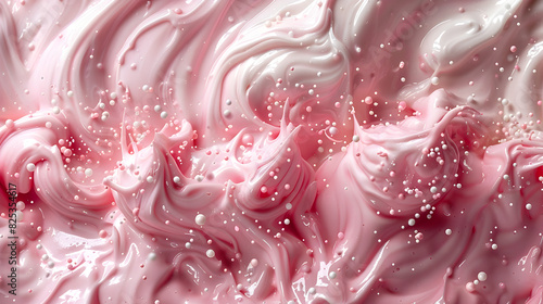 Pink and White Abstract Background