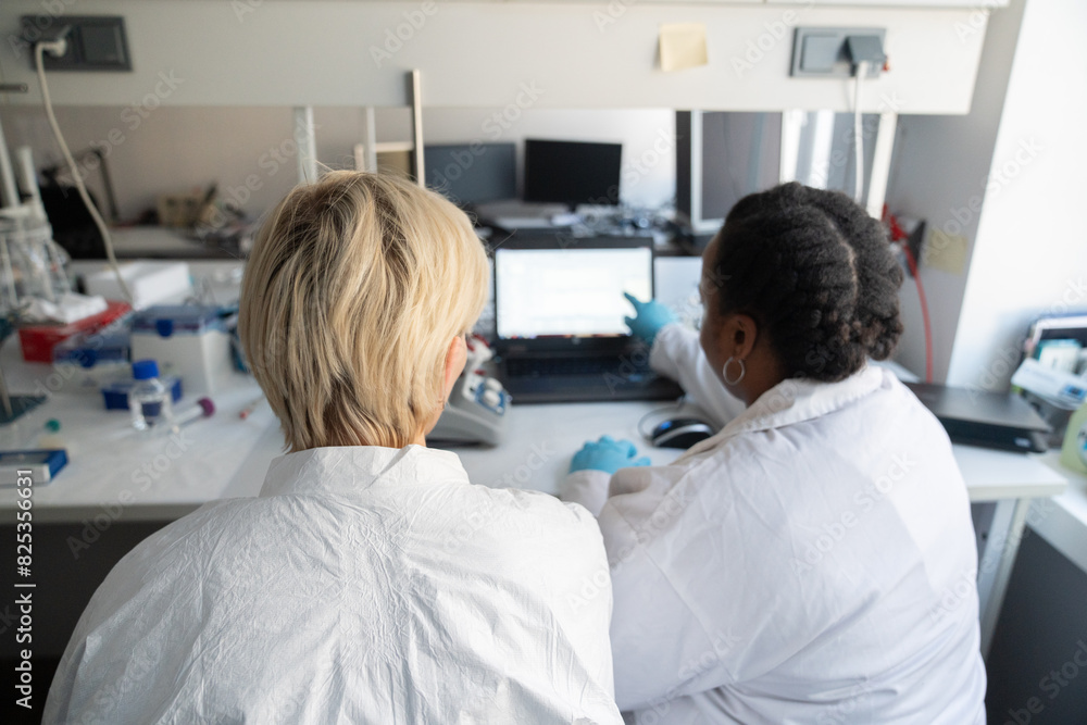 Multiracial Scientists Working In The Lab Together Multiracial Scientists Working In The Lab Together