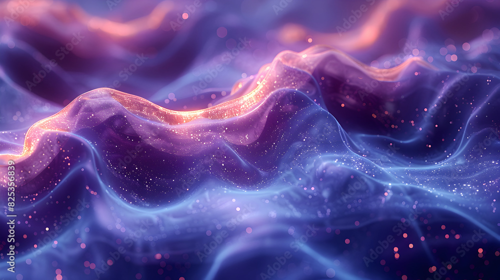 Generated Purple and Blue Pattern Generated Purple and Blue Pattern