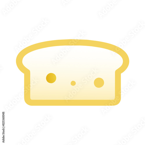 Golden Morning Toast, Vector Delight - ideal graphic for food-themed designs and morning meal promotions