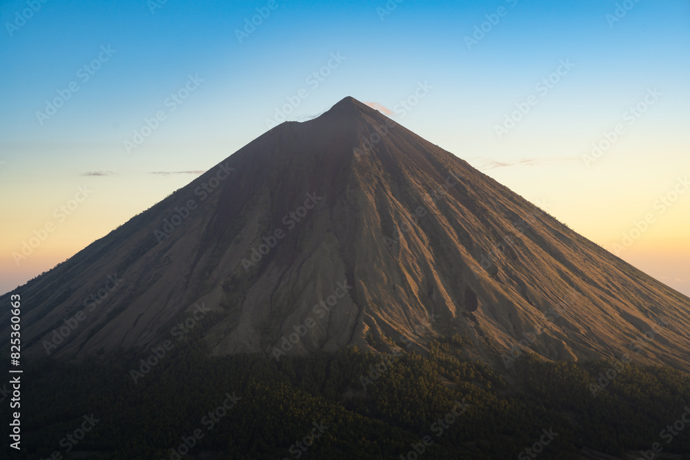 Inerie volcano on Flores island in Indonesia. Inerie volcano on Flores island in Indonesia.