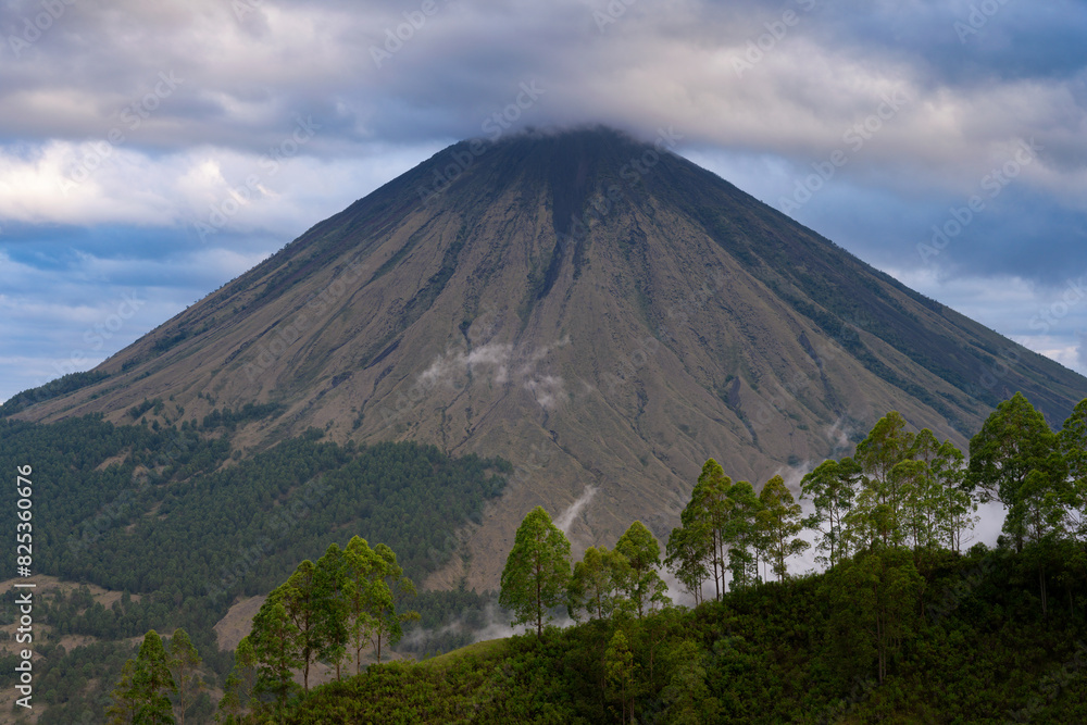 Inerie volcano on Flores island in Indonesia. Inerie volcano on Flores island in Indonesia.