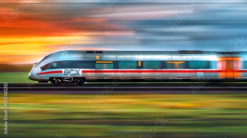 Side profile of a locomotive in motion  captured with cinematic precision and professional photography techniques.