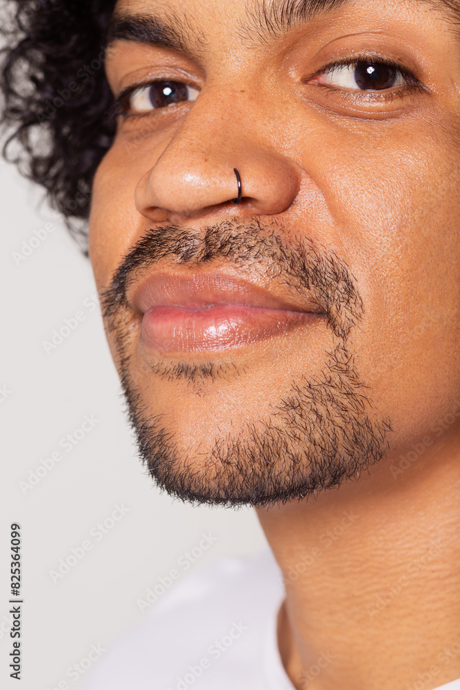 Close-Up of Man with Piercing Close-Up of Man with Piercing