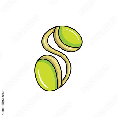 letter S logo. logo modern sign template. solid color style.