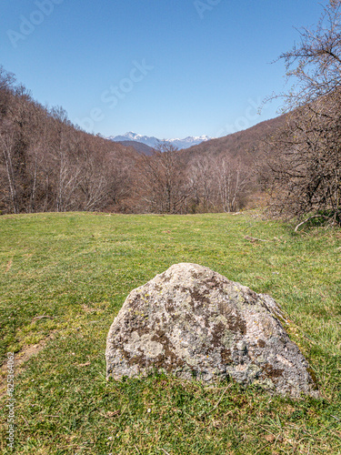 Landscape of the Palentina Mountain in northern Spain