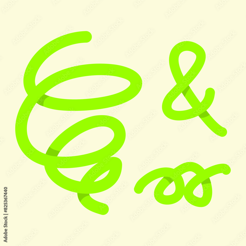 curved lines with a combination of colors and shadows curved lines with a combination of colors and shadows