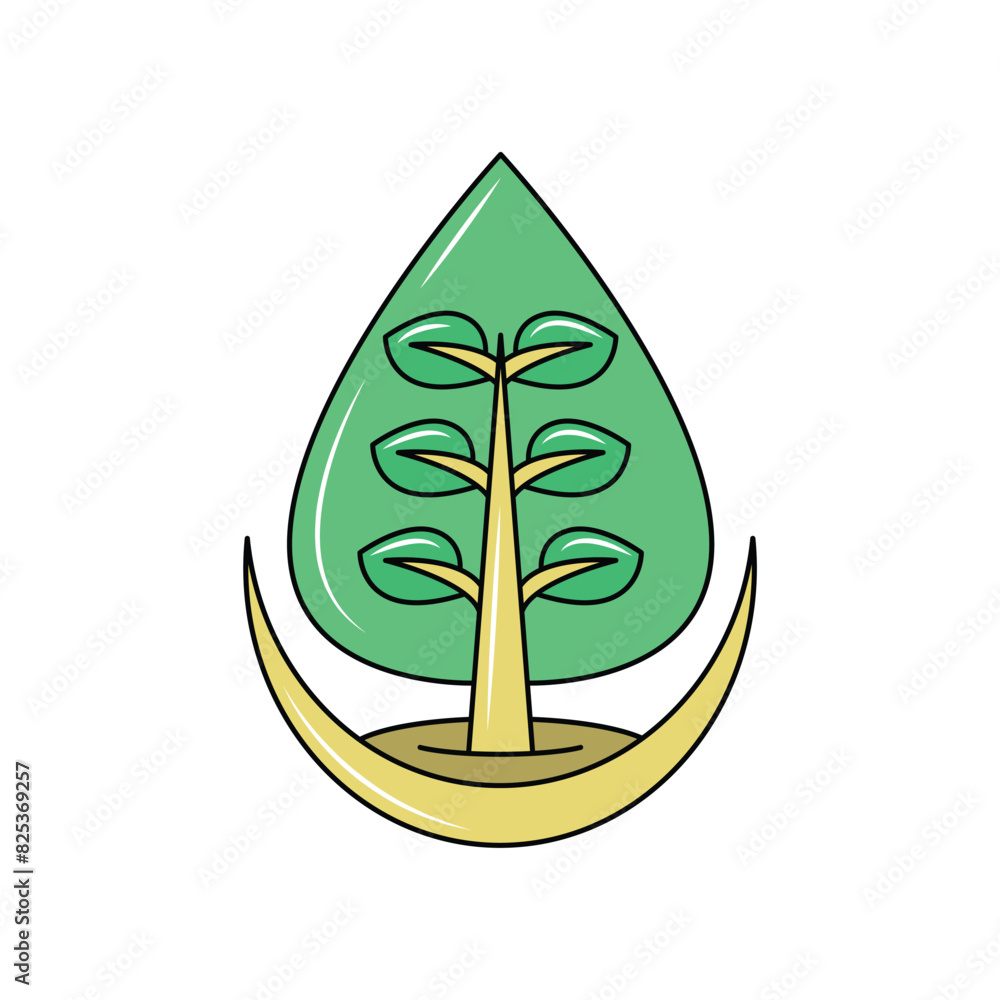 tree logo, trees have benefits for balancing the world. solid color style. tree logo, trees have benefits for balancing the world. solid color style.