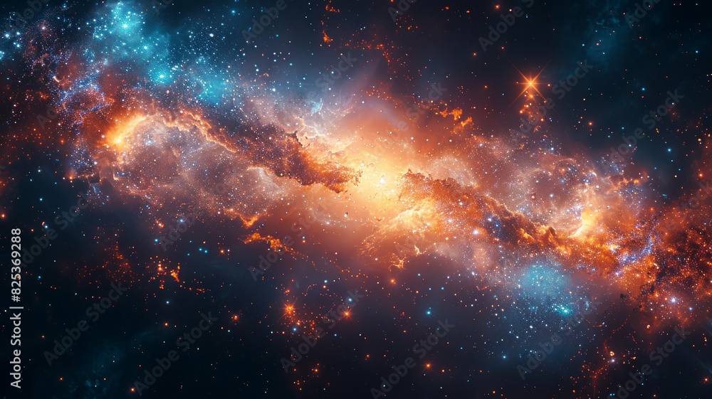 an image of the cosmos as imagined by a wise sage and astrologer.generative ai an image of the cosmos as imagined by a wise sage and astrologer.generative ai