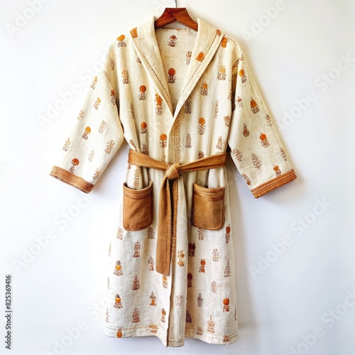 Hanging Robe in Room. Generative AI
