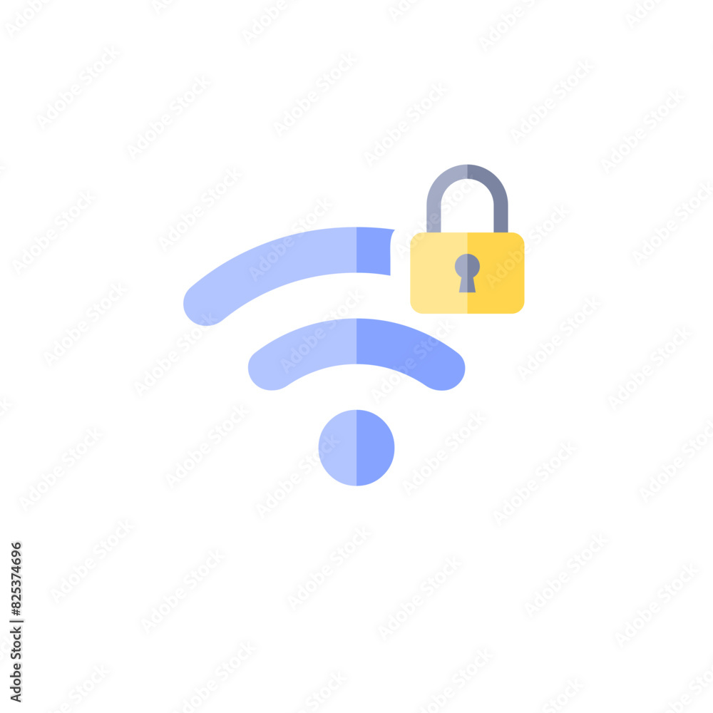 vector wifi icon in flat design vector wifi icon in flat design
