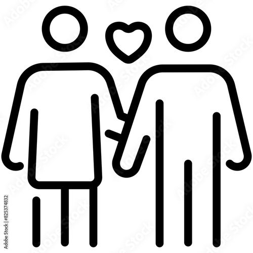 romance line icon