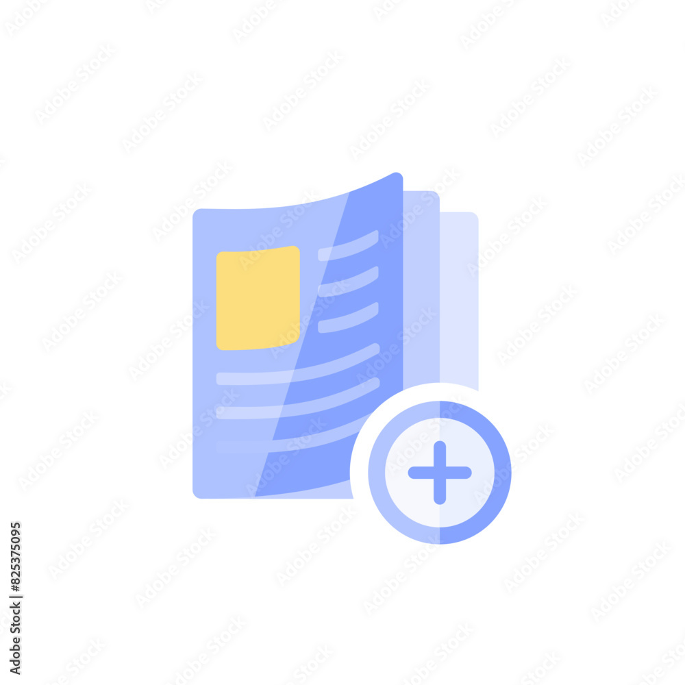 vector article icon in flat design