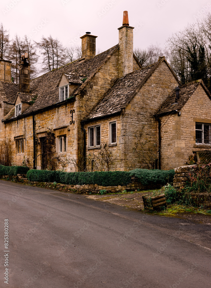 Fototapeta premium Ancient stone houses in the countryside