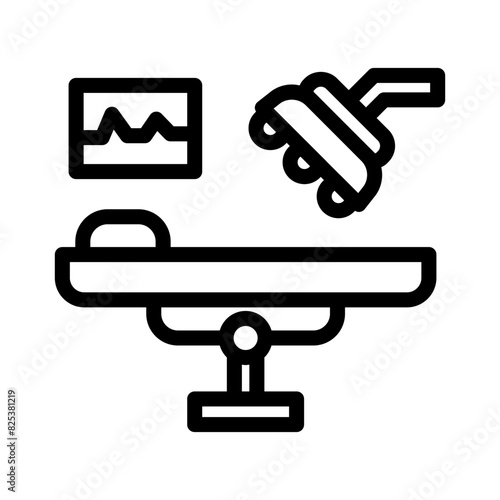 29 surgery room line icon illustration vector graphic