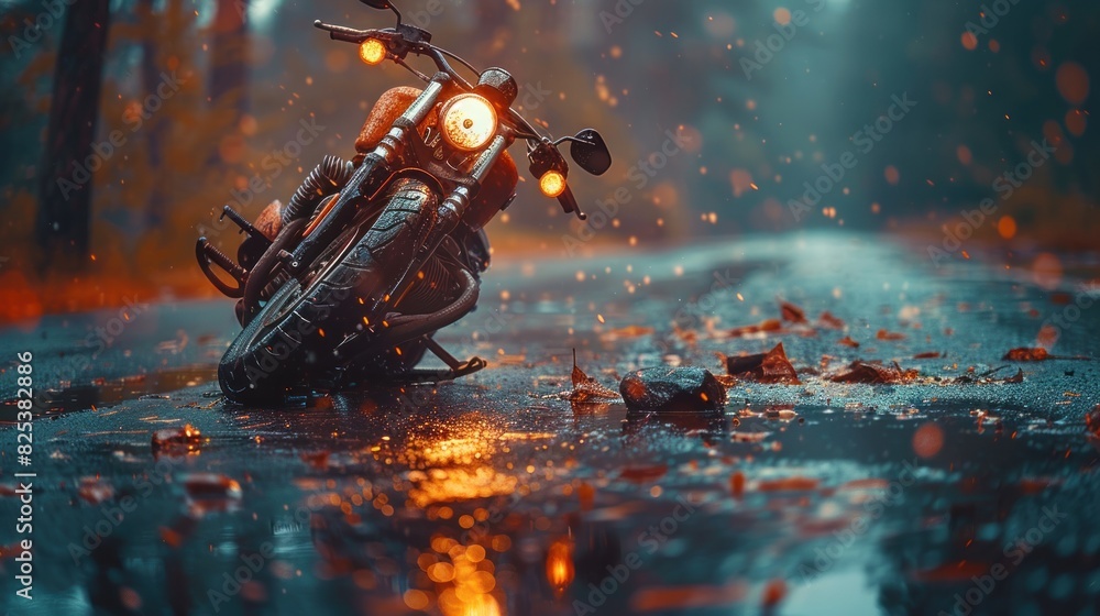 Motorcycle Accident Destruction Motorcycle Accident Destruction
