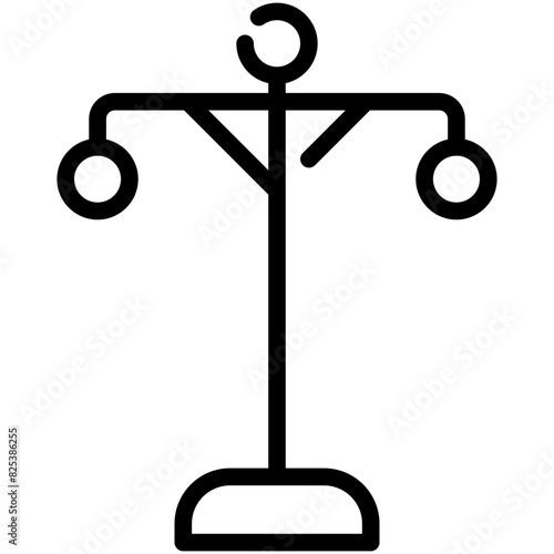 light poles line icon