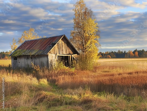 Whispers of the Harvest: The Charm of an Old Barn House in Rural Finland