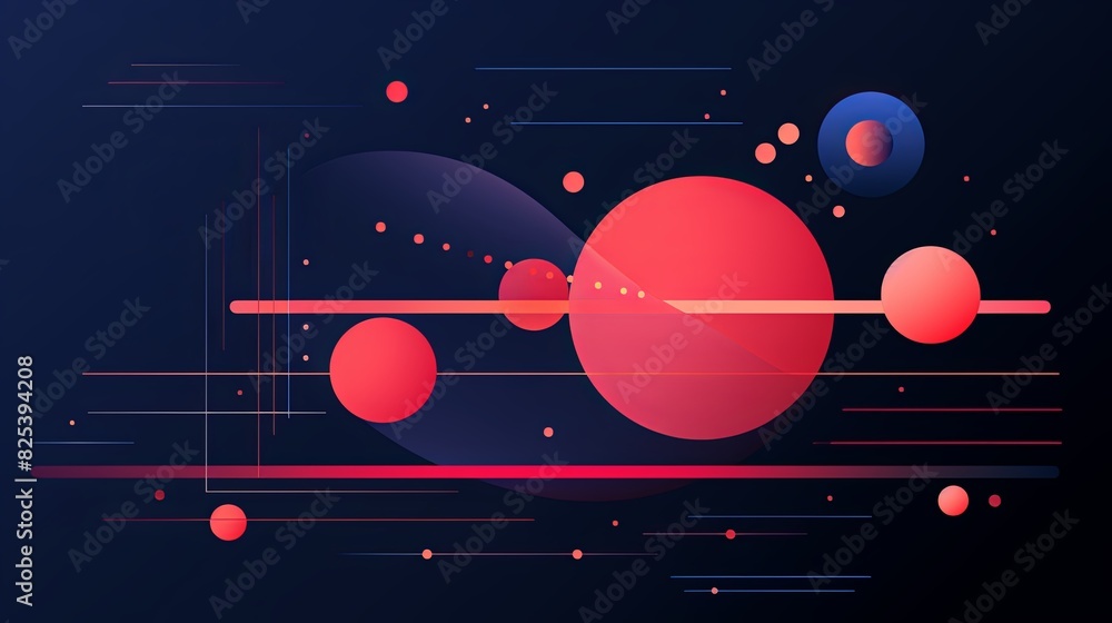 Obraz premium Abstract background. Illustration for cover, card, banner, poster, brochure or presentation.