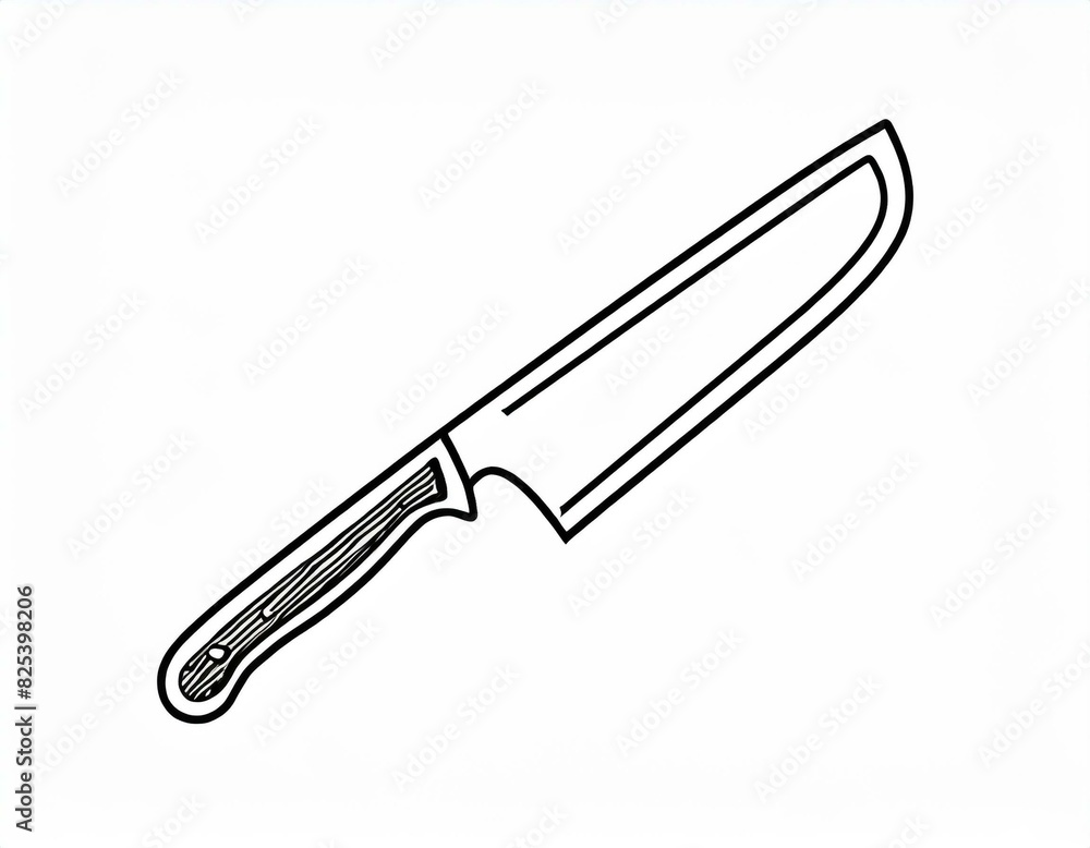 table citchen knife icon, vector image on white background, food logo table citchen knife icon, vector image on white background, food logo