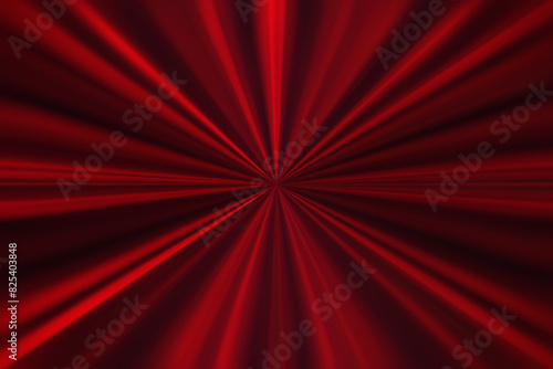 Abstract red speed radial blur background. Bright red illustration