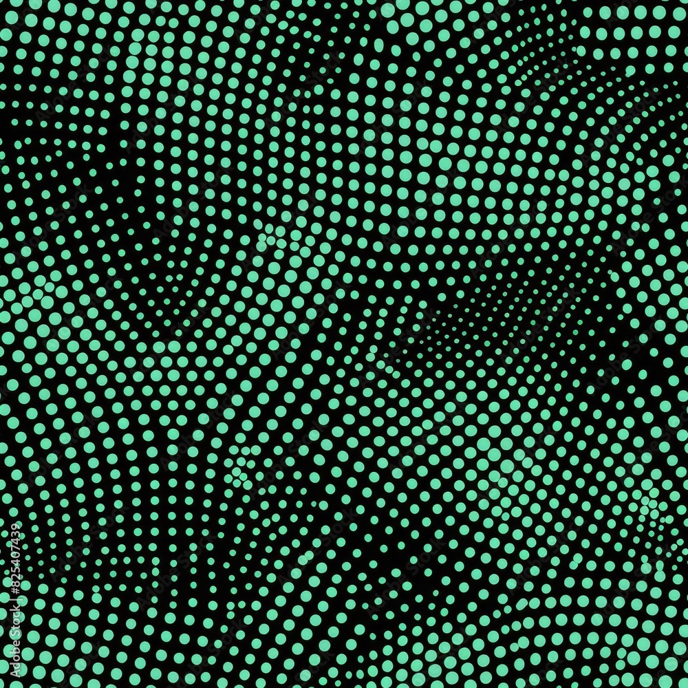 Abstract Teal Dot Pattern Background