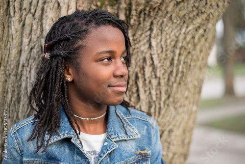 Smiling teen photo