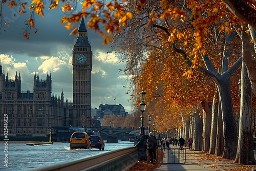Big Ben and Houses of Parliament London England photo