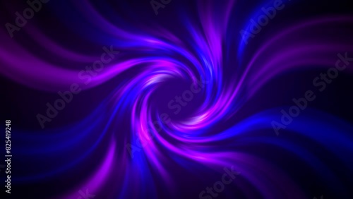abstract background with rotating colored waves, blue and purple waves
