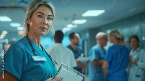 The nurse in hospital photo