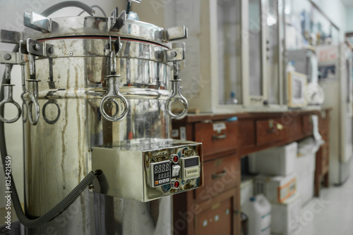 Autoclave in laboratory photo