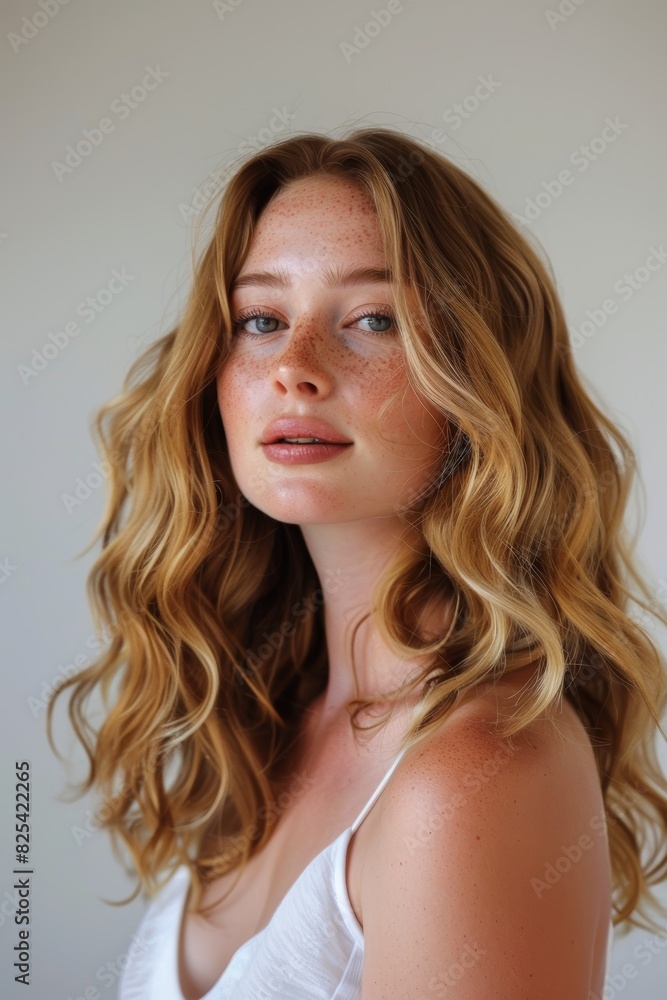 Step-by-Step Guide for Creating Beach Waves with a Curling Iron in a Well-Lit Studio