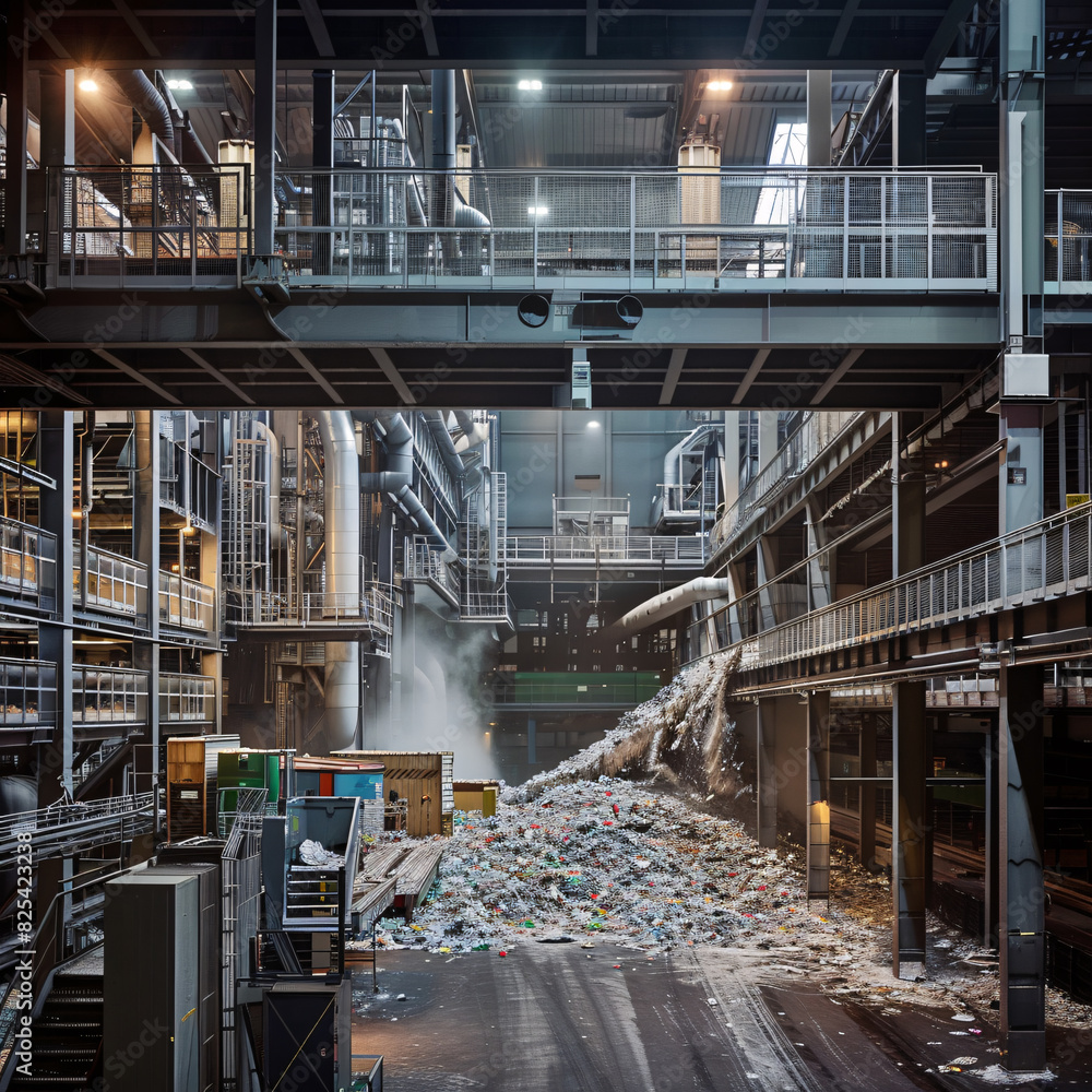 Producing energy from waste in a state-of-the-art recycling plant offers innovative technology. This process converts waste into valuable energy. Reduce the use of landfills and promote sustainability Producing energy from waste in a state-of-the-art recycling plant offers innovative technology. This process converts waste into valuable energy. Reduce the use of landfills and promote sustainability