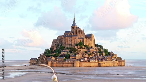 Mont Saint-Michel in the Countryside of France